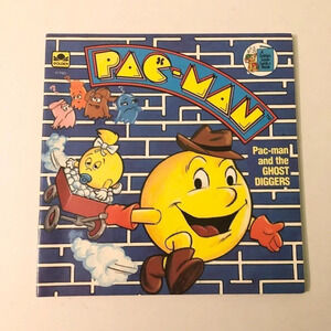 Vintage 1983 Pacman and The Ghost  Digger John Albano Pac Man Book